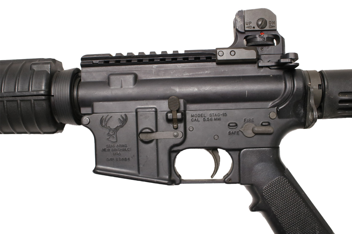 Stag Arms Stag 15 5 56 Nato Police Trade In Rifle With Sure Fire Light